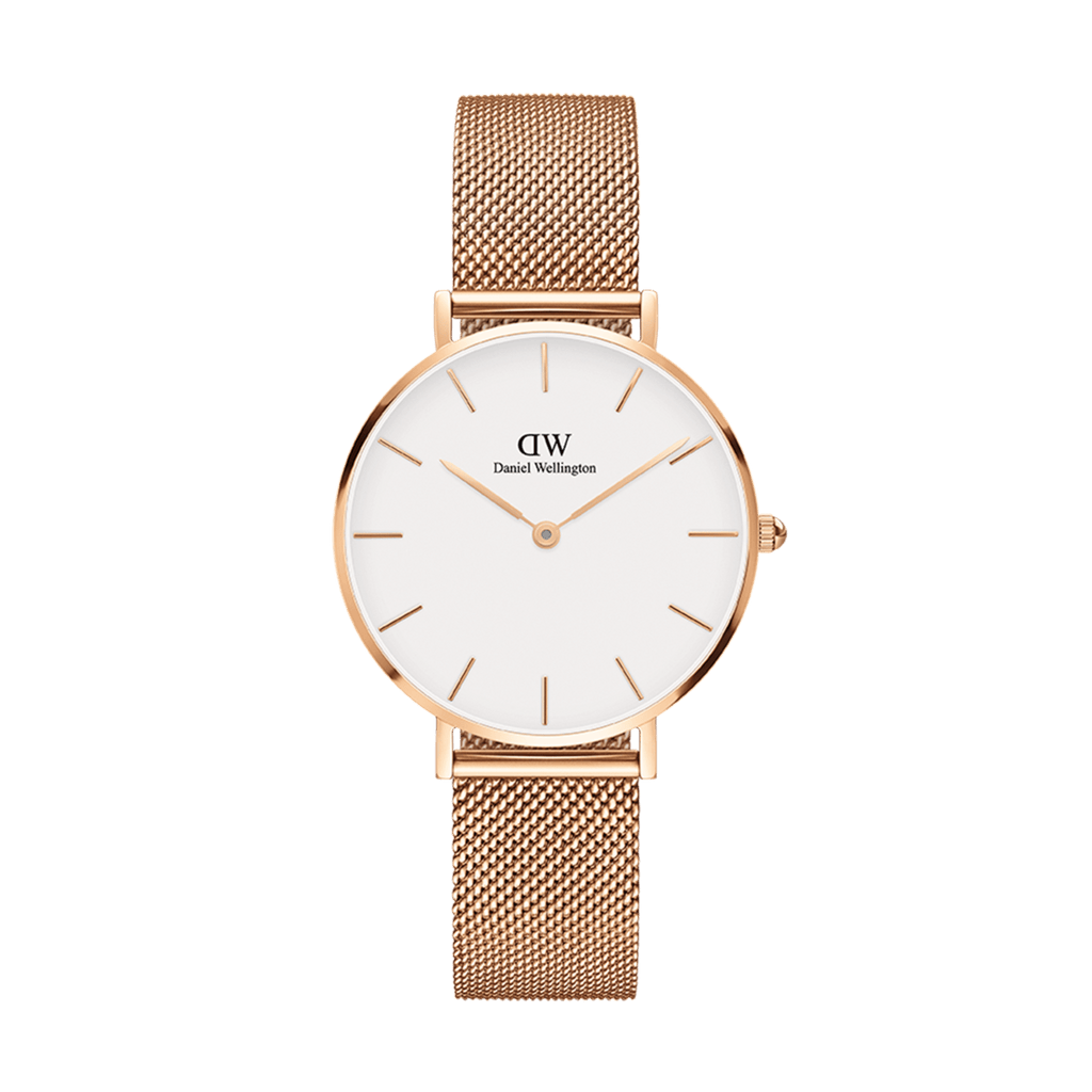 Daniel Wellington Petite 32 Melrose Rose Gold & White Watch