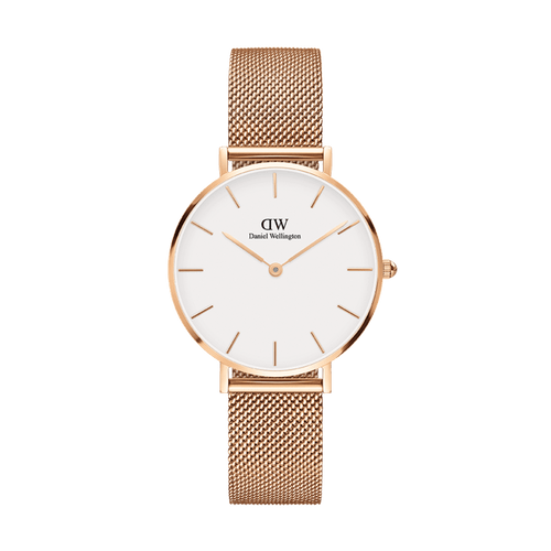 Petite 32 Melrose Rose Gold & White Watch