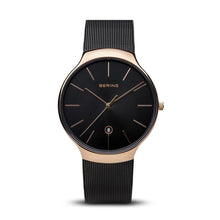 Load image into Gallery viewer, Bering Classic Collection 38mm Black Milanese Strap