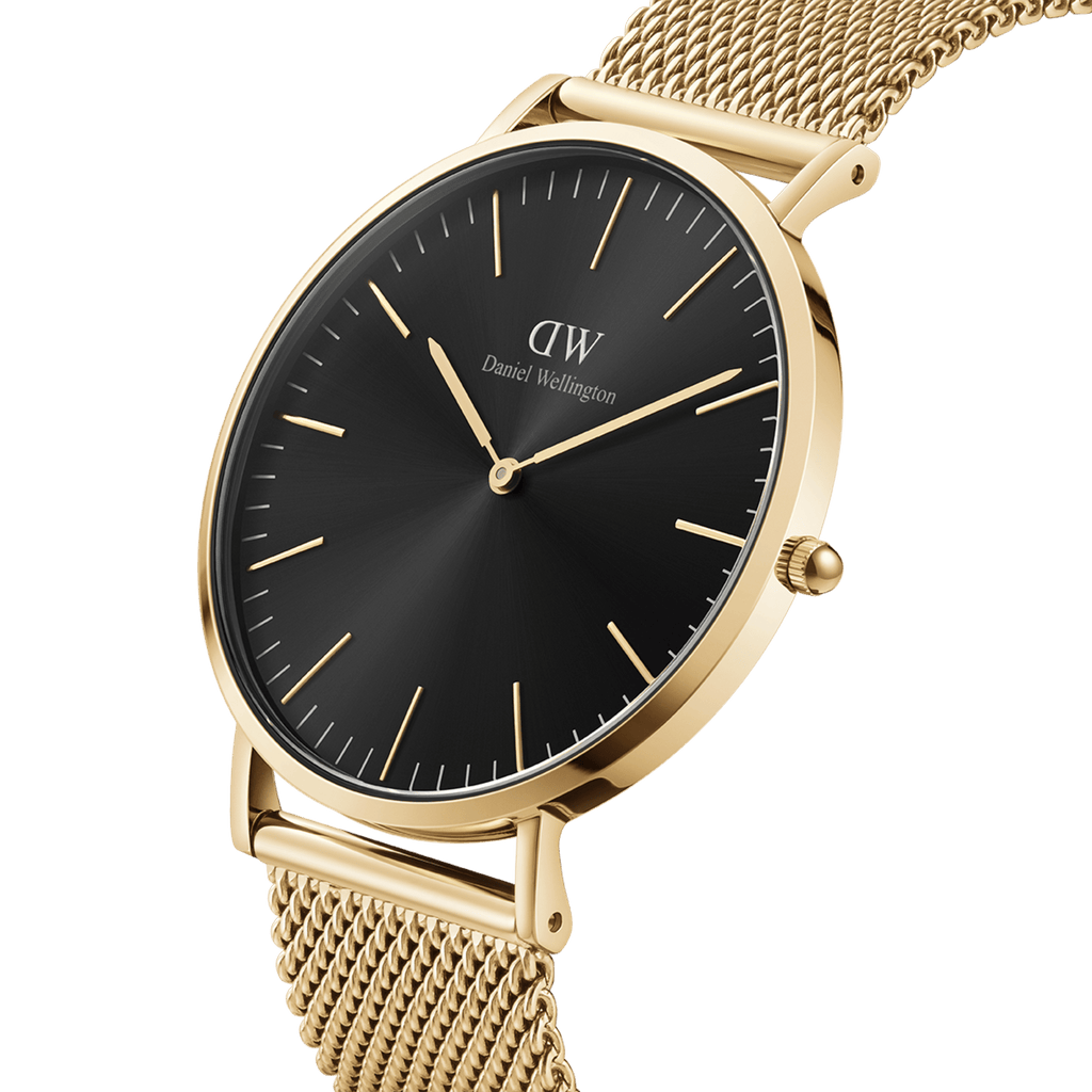 Daniel Wellington Classic 40 Evergold Gold & Onyx Watch