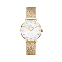 Load image into Gallery viewer, Daniel Wellington Petite 28 Lumine Gold Mother of Pearl White Watch