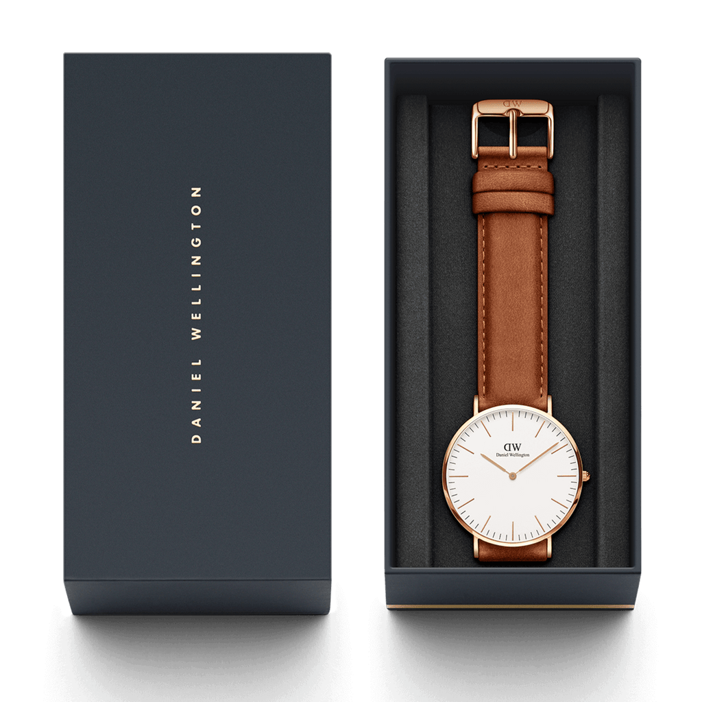 Daniel Wellington Classic 40 Durham Rose Gold & White Watch