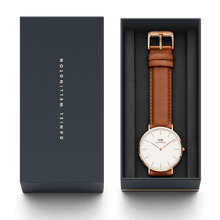 Load image into Gallery viewer, Daniel Wellington Classic 40 Durham Rose Gold &amp; White Watch