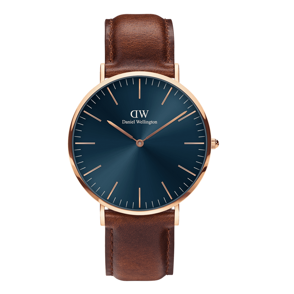 Daniel Wellington Classic 40 St Mawes Rose Gold Arctic Watch