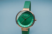 Load image into Gallery viewer, Bering Slim Solar Gold Charity Watch