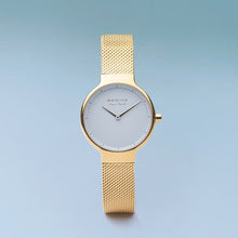 Load image into Gallery viewer, Bering Max René Polished Gold Mesh Watch