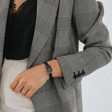 Load image into Gallery viewer, Daniel Wellington Quadro 20X26 Pressed Ashfield Rose Gold &amp; Black Watch