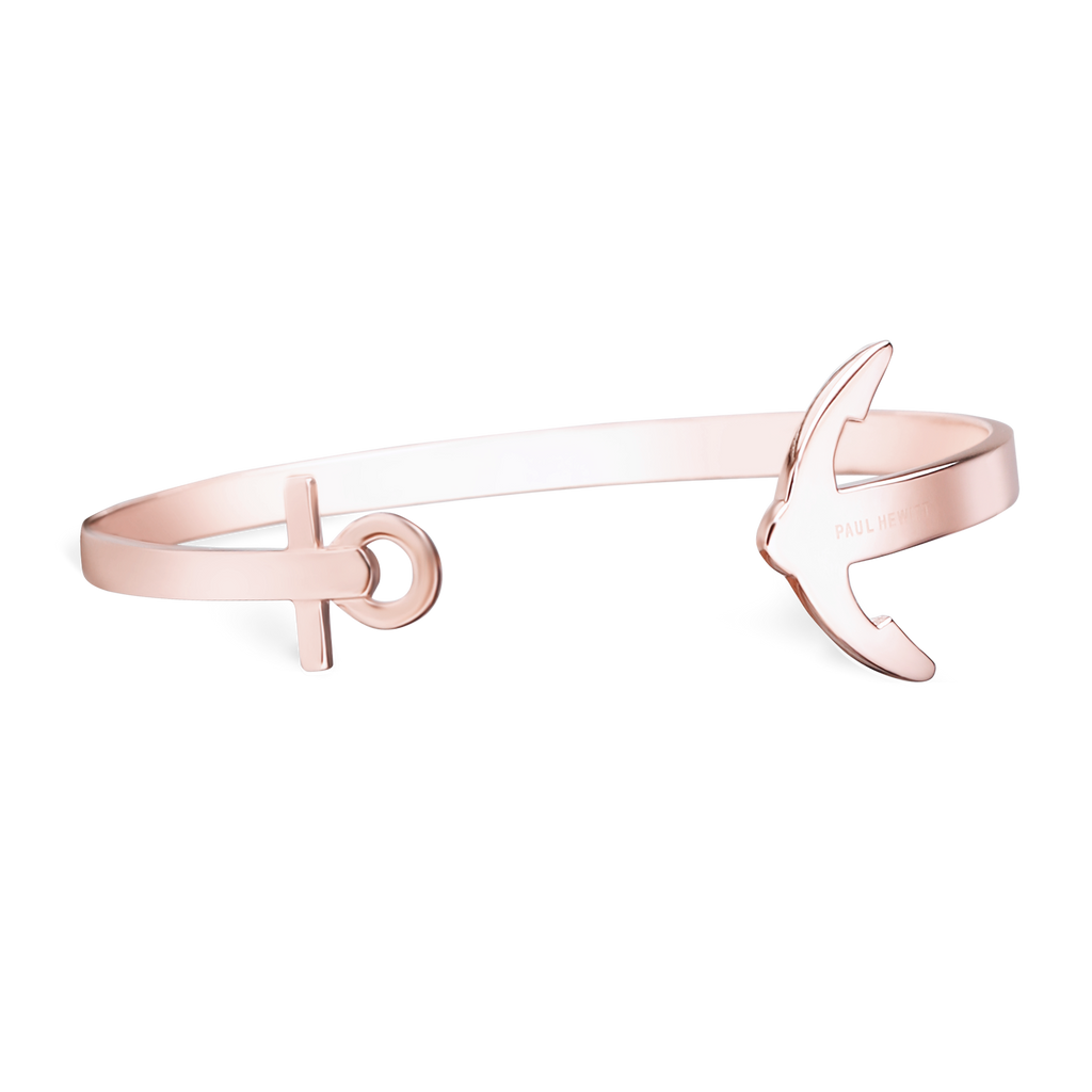 Paul Hewitt Ancuff Rose Gold Bracelet - S