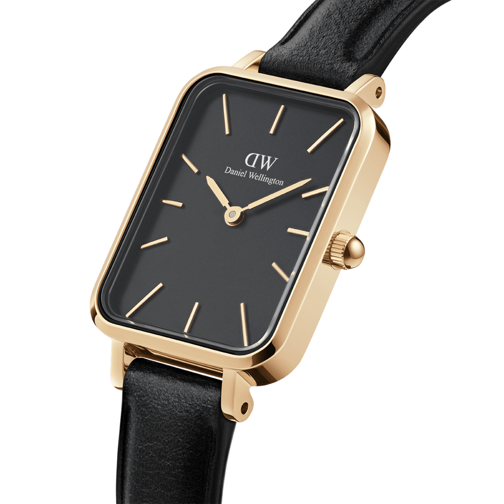 Daniel Wellington Quadro 20X26 Pressed Sheffield Gold & White Watch