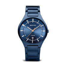 Load image into Gallery viewer, Bering Titanium Mat Blue Watch