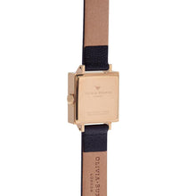 Load image into Gallery viewer, Olivia Burton Vintage Bow Rose Gold Black Watch - Rose Gold