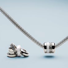 Load image into Gallery viewer, BERING Arctic Symphony Polished Silver Detachable Charm Set