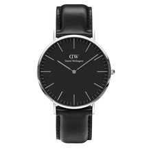 Load image into Gallery viewer, Classic 40 Sheffield Silver &amp; Black Watch