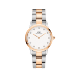 Daniel Wellington Iconic Link Lumine 32 Rose Gold & Silver White Watch