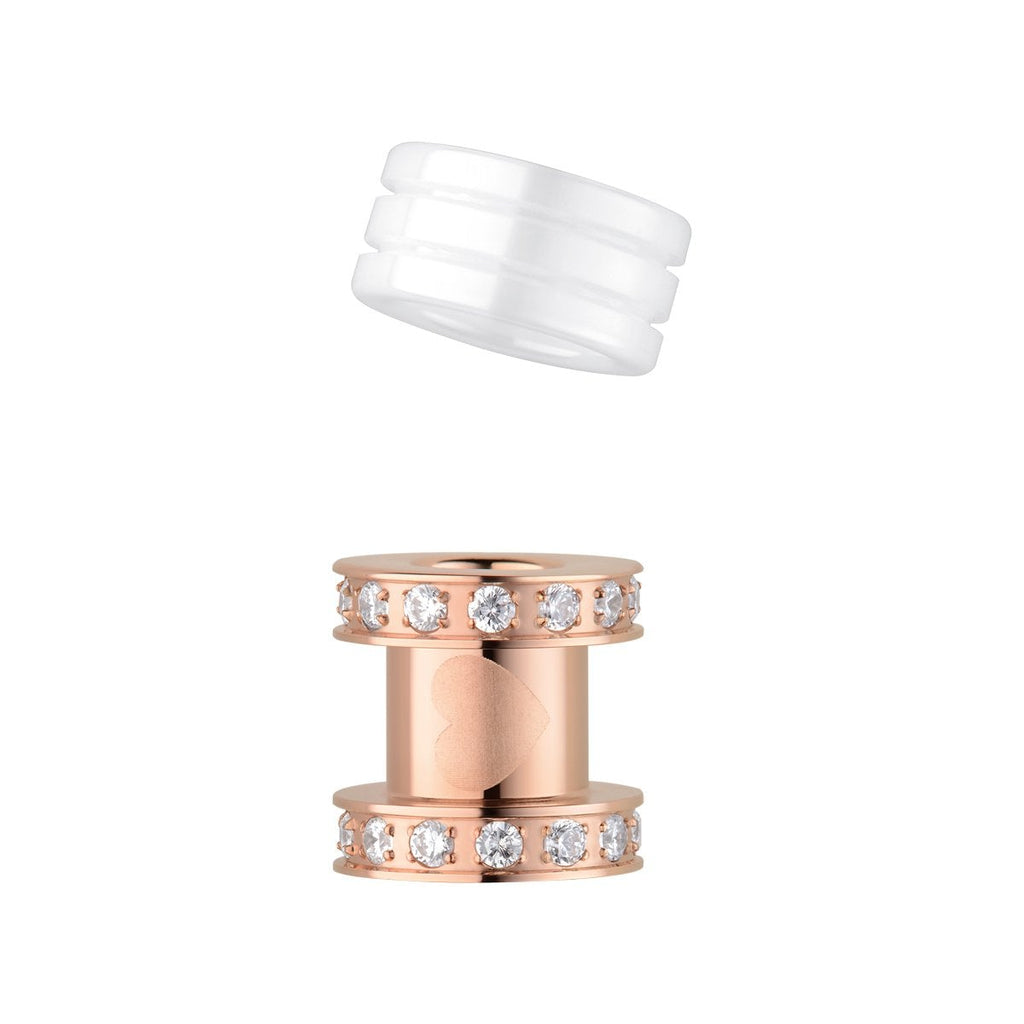 BERING Arctic Symphony Polished Rose Gold  Detachable Charm Set