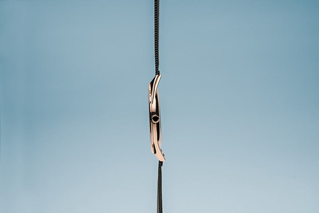 Bering Ultra Slim Polished Rose Gold Watch