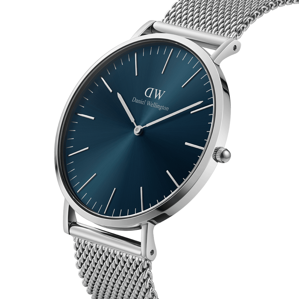 Daniel Wellington Classic 40 Sterling Silver Arctic Watch