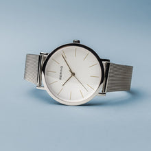 Load image into Gallery viewer, Bering Classic Polished Silver 36mm Mesh Watch