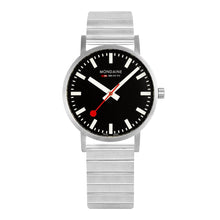 Load image into Gallery viewer, Mondaine Official Classic 36mm Silver Stainless Steel watch front