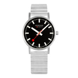 Mondaine Official Classic 36mm Silver Stainless Steel watch