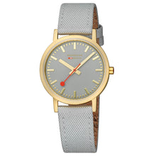 Load image into Gallery viewer, Mondaine Official Swiss Railways Classic Good Grey Textile 36mm Watch