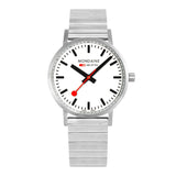 Mondaine Official Classic 40mm Silver Stainless Steel watch