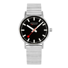 Load image into Gallery viewer, Mondaine Official Classic 40mm Silver Stainless Steel watch front