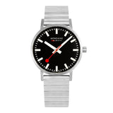 Mondaine Official Classic 40mm Silver Stainless Steel watch