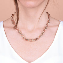 Load image into Gallery viewer, Bronzallure Alternate Oval Chain Necklace