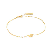 Load image into Gallery viewer, Ania Haie Gold Pebble Sparkle Chain Bracelet