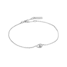 Load image into Gallery viewer, Ania Haie Silver Pebble Sparkle Chain Bracelet