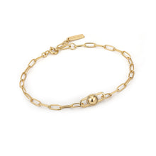 Load image into Gallery viewer, Ania Haie Gold Orb Link Chunky Chain Bracelet