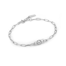 Load image into Gallery viewer, Ania Haie Silver Orb Link Chunky Chain Bracelet