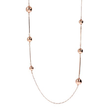 Load image into Gallery viewer, Bronzallure Balls Necklace Golden Ros&egrave;