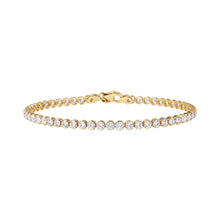 Load image into Gallery viewer, Bronzallure Altissima Tennis Golden Bracelet| The Jewellery Boutique