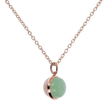 Load image into Gallery viewer, Bronzallure Cabochon Cut Genuine Gemstone Pendant Necklace