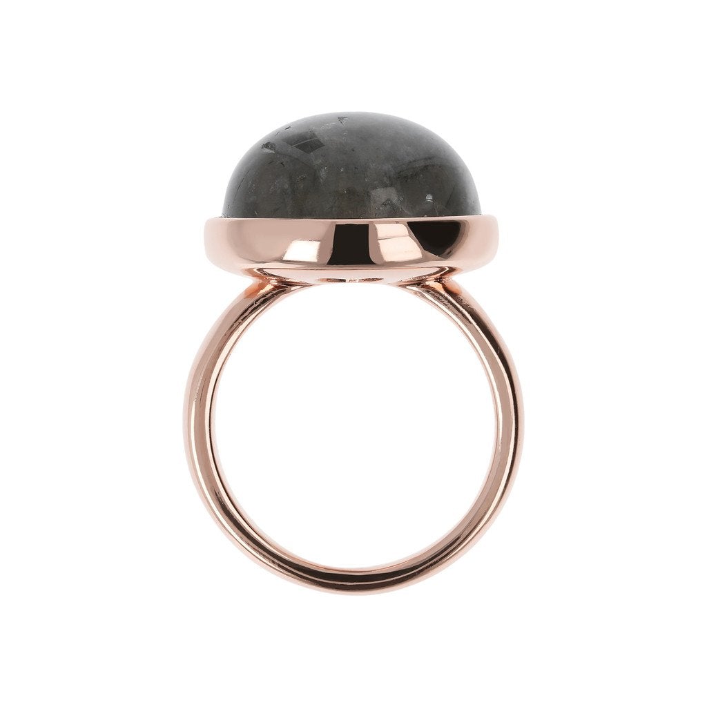 Bronzallure Cabochon Ring Pastel Gemstone