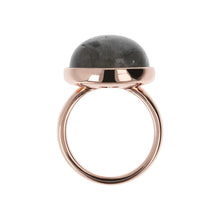 Load image into Gallery viewer, Bronzallure Cabochon Ring Pastel Gemstone