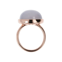 Load image into Gallery viewer, Bronzallure Cabochon Ring Pastel Gemstone