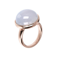 Load image into Gallery viewer, Bronzallure Cabochon Ring Pastel Gemstone