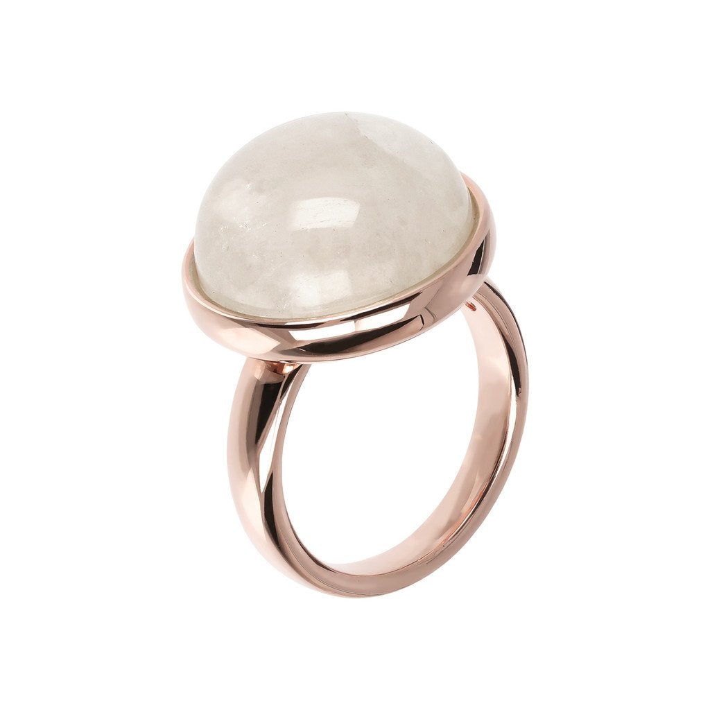 Bronzallure Cabochon Ring Pastel Gemstone