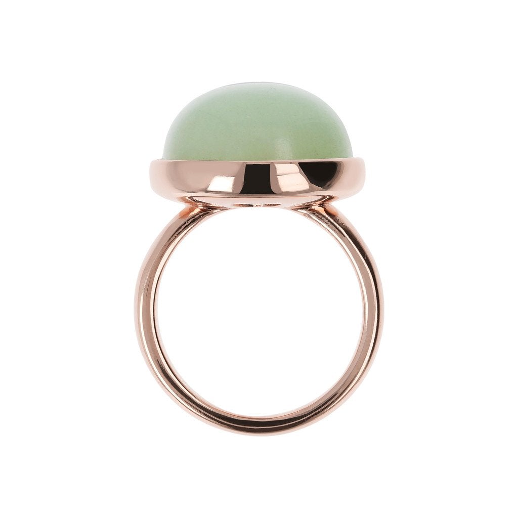 Bronzallure Cabochon Ring Pastel Gemstone