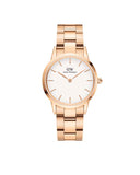 Daniel Wellington Iconic Link 32 Rose Gold & White Watch