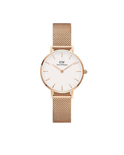 Petite 28 Melrose Rose Gold & White Watch