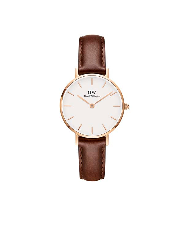 Petite 28 St Mawes Rose Gold & White Watch