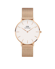 Load image into Gallery viewer, Daniel Wellington Petite 36 Melrose Rose Gold &amp; White Watch