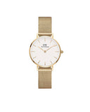 Petite 28 Evergold Gold White Watch