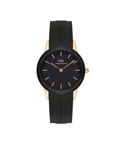 Load image into Gallery viewer, Daniel Wellington Iconic Motion 32 Rose Gold &amp; Black Watch