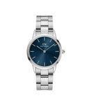 Daniel Wellington Iconic Link Arctic 32 Silver & Blue Watch