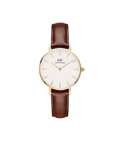 Load image into Gallery viewer, Daniel Wellington Petite 28 St Mawes Gold White Watch